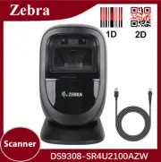 Zebra DS9308-SR4U2100AZW Hands-Free USB 1D 2D Desktop Barcode Scanner Reader