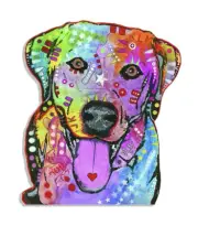 Enjoy It Dean Russo Labrador Car Stickers, 2 Packs