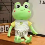 Creative Fun Cartoon Big Eyes Frog Plush Doll Pillow Long Leg Frog Plush 65cm A