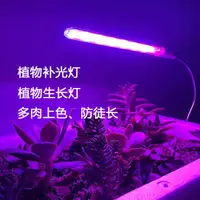 在飛比找樂天市場購物網優惠-植物燈 植物補光燈生長燈多肉補光上色全光譜led燈長條燈管U