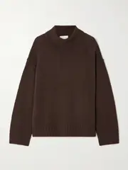 [Allude] Allude - Wool And Cashmere-blend Turtleneck Sweater - Brown - medium medium Brown