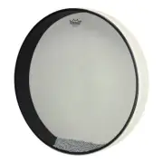 REMO PERCUSSION - 16 Inch Ocean Drum Pre-tuned, Metal Beads, Plain Head