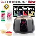 Pro Wax Pot Waxing Kit Hot Wax Heater Warmer Hard Beads Home Hair Removal Salon