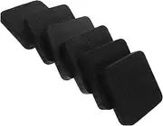 PartyKindom 6 Pack Air Conditioner Mat Vibration Isolation Pads for Treadmill Gym Noise Absorbing Mats for Washing Machine Anti-Vibration Shock Absorbing Rubber