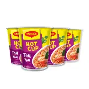 Tom Yam Maggie Hot Cup Instant Noodle 60gx6 Cup