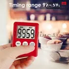 Digital Large LCD Display Kitchen Timer Count Down Up Clock Loud Alarm Red