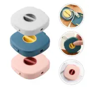 3 Pcs Phone Line Organizer Data Cable Storage Box Travel Retractable Charger