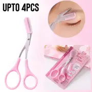 Eyebrow Trimmer Brow Comb Hair Scissors Cutter Remover Lashes Eyelash Pets Groom