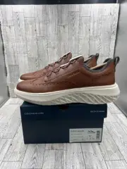 Cole Haan Men's Zerogrand Work Oxford British Tan/Silver Birch Size 12