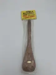 WOVEN WOOD 10.25” SALAD SERVERS. no Salad toppins.