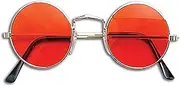 Bristol Novelty BA222 Lennon Glasses Orange, One Size