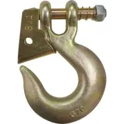 B/A Products Twist Lock Clevis Slip Hook, 3/8in., 5.5in.L, 6,600-Lb. Capacity,