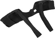 Cross Shoulder Strap Brace for Barbell Lifting Dual Shoulder Brace Breathable Padding