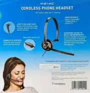 NEW Plantronics Headset for Cordless IP-Phone Polycom Linksys Cisco GrandStream