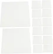 COLLBATH Parrot Cage Paper Liners 100pcs Bird Cage Bedding Litter Absorbent Paper Pad for Cage Maintenance