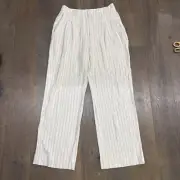 7 For All Mankind Rayon/Linen Blend Wide Leg Pants Women’s Size 10 NWT