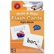 Learning Can Be Fun Write & Wipe Sight Words Flashcards