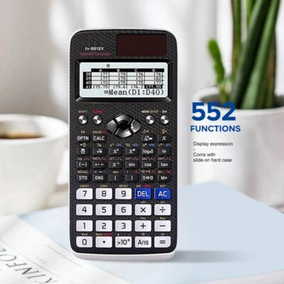 Casio Fx-991ex Classwiz Advanced Engineering Scientific Calculator-552 Functions