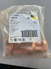 2" x 1-1/2" x 3/4" ProPress Copper Tee - Viega 15513