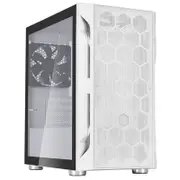 SilverStone Fara H1M Tempered Glass mATX Case - White (SST-FAH1MW-G)