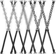 [GAROZATION] 5 Pairs of Bra Straps Lace Design with Embroidered Straps for Tops Dresses and Special Events
