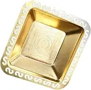 Elegant Buddha Tray Historical Temple Supply Food Serving Plate Aging-Resistant
