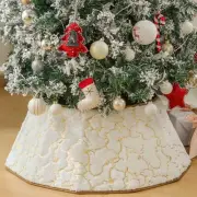 Christmas Tree Collar 26 Inch, Marble Pattern Hot Stamping Large Plush Christ...