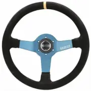 Sparco 015TMZS1 Steering Wheel Monza L550 Series Black Suede 3-Spoke NEW