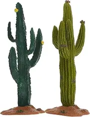 2pcs Artificial Cactus Decor Fake Succulents Faux Cactus Faux Succulent Plants Table Centerpiece Decoration for Home and Office Decor