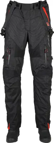 Furygan Gravity, textile pants waterproof , color: Black/Red , size: S