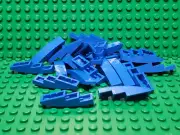 ** 25 CT LOT ** Lego NEW blue smooth 1 x 4 slope pieces Lot of 25