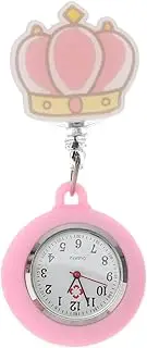 [WOFASHPURET] Nurse Watch for Boys and Girls Stretchable Silicone Pocket Watch Luminous Hands for School