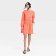 Women's Balloon Long Sleeve Mini A-Line Dress - Universal Thread