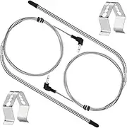 Meat Probe for Masterbuilt, Temperature Probe Replacement Part # 9004190170 Fit Masterbuilt Gravity Series 560/800/1050XL Gravity Series Digital Charcoal Grill + Smoker, 2-Pack with Holders