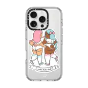 iPhone 16 Pro Clear Case MagSafe Compatible Cute Butt Club by Mel Stringer