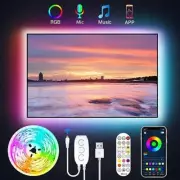Led Light Strips Bluetooth Smart App Control USB Powered 3M