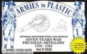 ARMIES IN PLASTIC 5920 SEVEN YEARS WAR PRUSSIAN ARTILLERY 1756-1763 (DARK BLUE)