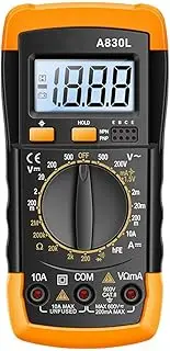 XAUCY A830L Digital Multimeter AC DC 600V Voltmeter Voltage Current Diode And Resistance Freguency Temperature Tester Household Tools