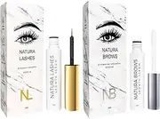 [NATURA BEAUTY] Eyelash Serum and Eyebrow Serum, Lash Growth Serum, Eyebrow Growth Serum - Pack of 2