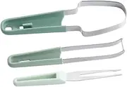 KOCKSHION 1 Set Watermelon Slicer Cutter Kit Portable Kitchen Gadget for Effortless Fruit Cutting for Watermelon Cantaloupe Pineapple and More for Summer Gatherings