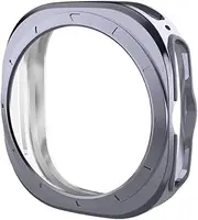 Case Full Cover for Samsung Galaxy Watch 7 40mm 44mm TPU Anti Drop and Waterproof Protector Case(Gun,for Watch 7 44mm)