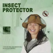 Mosquito Fly Head Net Outdoor Fishing Insect Mesh Hat Bee Bug Mozzie Protector
