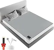 Amzeth Grounding Bed Sheet Queen Size - 90% Organic Cotton & 10% Silver Fiber Earthing Sheet for Healthy Sleep Therapy, Grounding Mat for Bed (80"x60" Fits Queen Bed)​