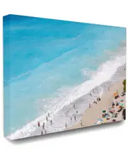 Stupell Home Decor Aerial Beach View Rough Surf