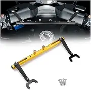 for Y&amaha TMAX530 2012-2018 T-MAX Accessories Mutifunctional Cross Bar Balance Navigation Handlebar Bracket Extension Navigation Bracket(Gold)