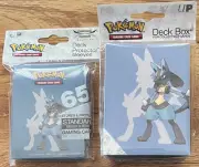 Pokemon Lucario Deck Protector Sleeves (65 Count) + Deck Box Ultra Pro