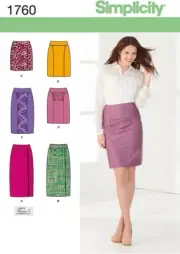 Simplicity 1760 Misses Skirts Sizes 6 - 14 Sewing Pattern