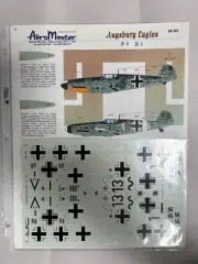 NEW Vtg AeroMaster 48-461 Augsburg Eagles War Model Airplane 1/48 Decal (AKZ3)