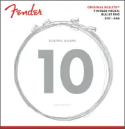 Fender 3150R Vintage Nickel Original Bullets Elec Guitar Strings; gauges 10-46