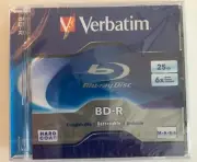 Verbatim BD-R 6x Blu-ray Recordable Single Layer 25GB Blank Disc 96910